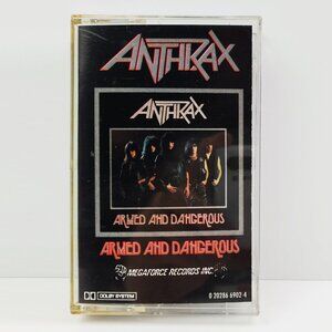 Anthrax Armed Dangerous Cassette Tape Thrash Metal Vintage 1992 Megaforce Tested